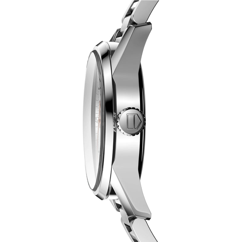 Tag Heuer Carrera Calibre 5 White Dial Silver Steel Strap Watch for Men - WAR201D.BA0723 Buy Now By Tag Heuer