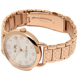Coach Sports Rose Gold Dial Rose Gold Steel Strap Watch for Women - 14502200 Buy Now By Coach