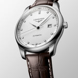 Longines Master Collection Automatic 40mm White Dial Brown Leather Strap Watch for Men - L2.793.4.77.3 Buy Now By Longines