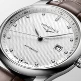 Longines Master Collection Automatic 40mm White Dial Brown Leather Strap Watch for Men - L2.793.4.77.3 Buy Now By Longines