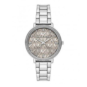 Michael Kors Pyper Analog Gray Dial Silver Steel Strap Watch For Women - MK4672