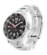 Shop Tag Heuer Formula 1 Senna Limited Edition Black Dial Silver Steel Strap Watch for Men - WAZ1012.BA0883 in USA
