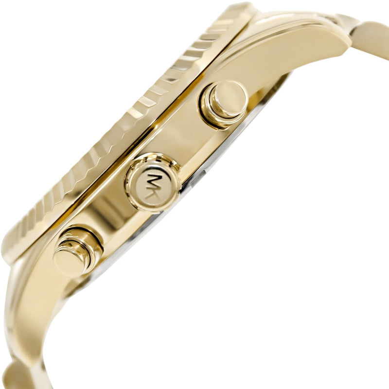 Michael Kors Lexington Chronograph Green Dial Gold Steel Strap Watch for Men - MK8446 Buy Now By Michael Kors