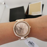 Michael Kors Parker Quartz Rose Gold Dial Rose Gold Steel Strap Watch For Women - MK6660 Buy Now By Michael Kors