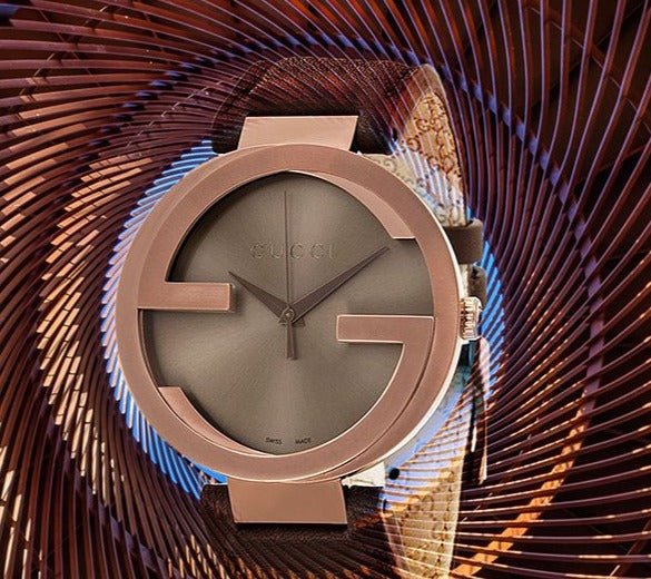 Gucci Interlocking Iconic Brown Dial Brown Leather Strap Watch For Women - YA133207 Buy Now By Gucci