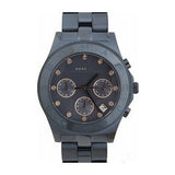 Marc Jacobs Blade Chronograph Blue Dial Blue Steel Strap Watch for Women - MBM8581 Buy Now By Marc Jacobs