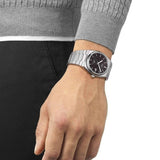 Tissot PRX Powermatic 80 Black Dial Silver Steel Strap Watch for Men - T137.407.11.051.00 Buy Now By Tissot