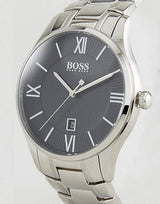 Hugo Boss Governer Black Dial Silver Steel Strap Watch for Men - 1513488 Buy Now By Hugo Boss