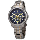 Maserati Successo 44mm Chronograph Quartz Blue Dial Silver Steel Strap Watch For Men - R8873621016 Buy Now By Maserati