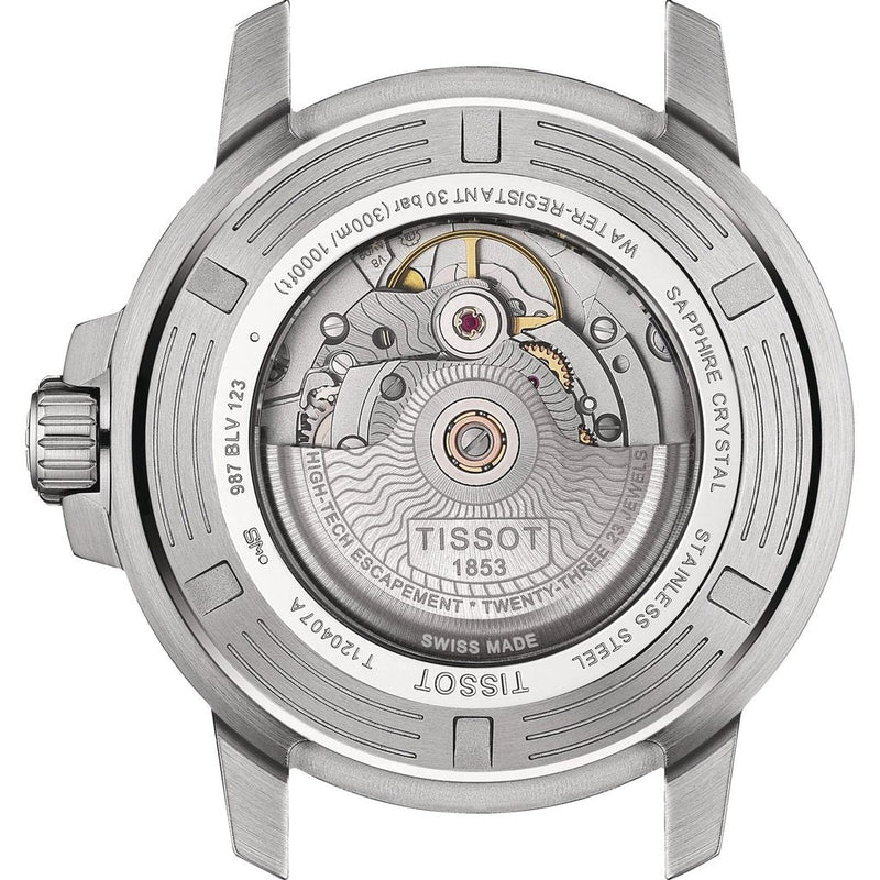 Tissot Seastar 1000 Powermatic 80 Blue Dial SIlver Mesh Bracelet Watch For Men - T120.407.11.041.02 Buy Now By Tissot