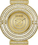 Guess Dream Quartz Gold Dial Gold Mesh Strap Watch For Women - GW0550L2 Buy Now By Guess