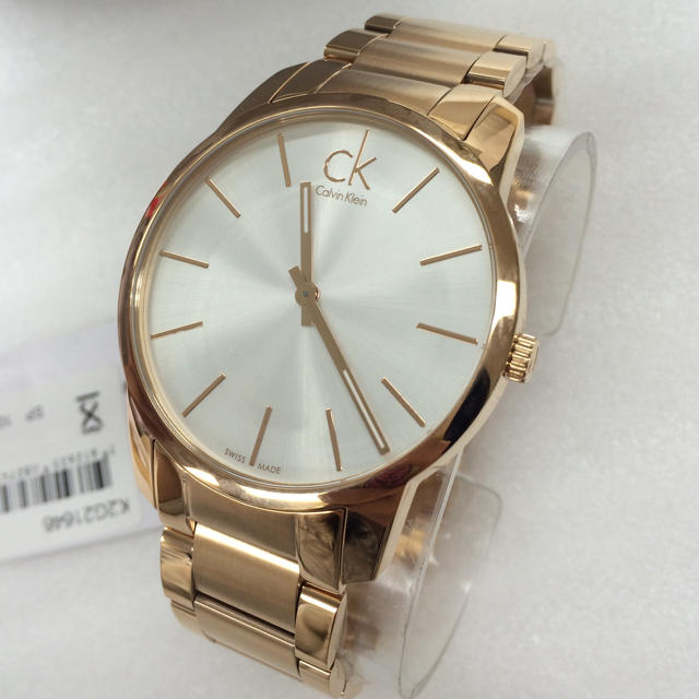 Calvin Klein City White Dial Rose Gold Steel Strap Watch for Men - K2G21646 Buy Now By Calvin Klein