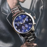 Tissot T Sport Chrono XL Classic Blue Dial Silver Steel Strap Watch For Men - T116.617.11.047.01 Buy Now By Tissot