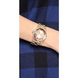 Marc Jacobs Henry Skeleton Gold Dial Gold Steel Strap Watch for Women - MBM3263 Buy Now By Marc Jacobs