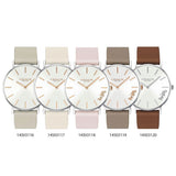 Coach Perry White Dial Pink Leather Strap Watch for Women - 14503118