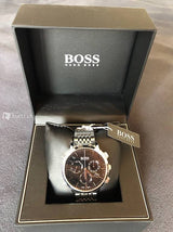 Hugo Boss Associate Black Dial Silver Steel Strap Watch for Men - 1513267 Buy Now By Hugo Boss