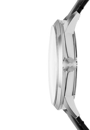 Fossil Townsman Skeleton Black Dial Black Leather Strap Watch for Men - ME3153 Buy Now By Fossil