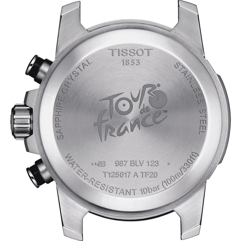 Tissot T Sport Supersport Chrono Tour De France Black Dial Black Nylon Strap Watch for Men - T125.617.17.051.00 Buy Now By Tissot