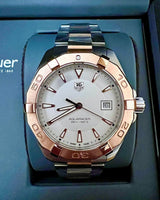 Tag Heuer Aquaracer Quartz White Dial Silver Strap Watch for Men - WAY1150.BD0911 Buy Now By Tag Heuer