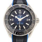 Shop Omega Planet Ocean 6000M Co Axial Master Chronometer 45.5mm Blue Dial Black Rubber Strap Watch for Men - 21532462103001 in USA