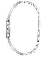 Bulova Crystal Collection Mother of Pearl Dial Silver Steel Strap Watch for Women - 96L223 Buy Now By Bulova
