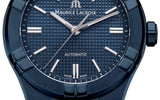 Maurice Lacroix Automatic PVD Limited Edition Blue Dial Blue Silicon Strap Watch For Men - AI6007-PVC00-430-4 Buy Now By Maurice Lacroix