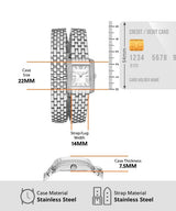 Michael Kors Emery Pave Double Wrap White Dial Silver Steel Strap Watch for Women - MK4834 Buy Now By Michael Kors