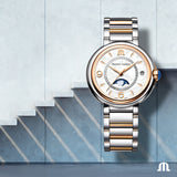 Maurice Lacroix Fiaba Moonphase Mother of Pearl Dial Two Tone Steel Strap Watch for Women - FA1084-PVP13-150-1 Buy Now By Maurice Lacroix