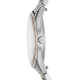 Michael Kors Lauryn Quartz Mother of Pearl White Dial Two Tone Steel Strap Watch For Women - MK4366 Buy Now By Michael Kors