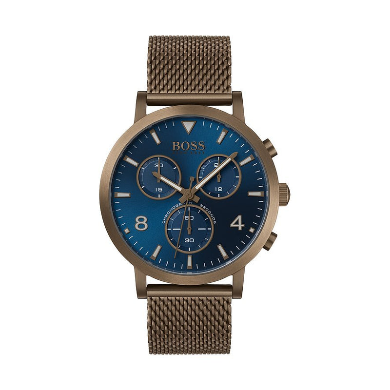 Hugo Boss Spirit Blue Dial Grey Mesh Bracelet Watch for Men - 1513693 Buy Now By Hugo Boss