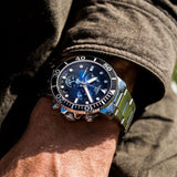 Tissot T Sport Seastar 1000 Powermatic Silicium Blue Dial Silver Steel Strap Watch For Men - T120.407.11.041.01 Buy Now By Tissot