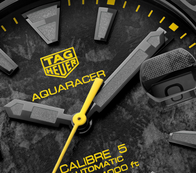 Tag Heuer Aquaracer Carbon Dial Watch for Men - WBD218B.FC6446 Buy Now By Tag Heuer
