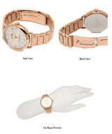 Coach Delancey White Dial Rose Gold Steel Strap Watch for Women - 14502497 Buy Now By Coach