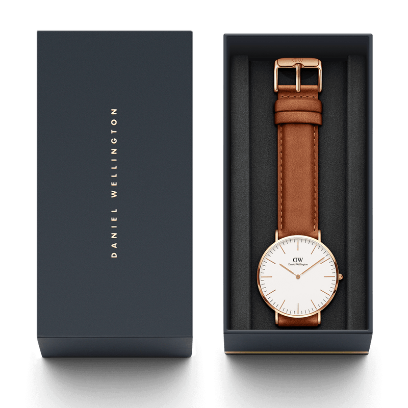 Daniel Wellington Dapper Durham White Dial Brown Leather Strap Watch For Women - DW00100113 Buy Now By Daniel Wellington