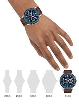 Hugo Boss Allure Blue Dial Brown Leather Strap Watch for Men - 1513921 Buy Now By Hugo Boss