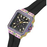 Guess Libra Black Dial Black Silicone Strap Watch For Women - GW0618L3 Buy Now By Guess