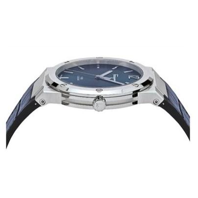Salvatore Ferragamo F-80 Classic Blue Dial Blue Leather Strap Watch for Men - SFDT00319 Buy Now By Salvatore Ferragamo