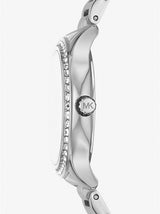 Michael Kors Sage Three-Hand White Dial Silver Steel Strap Watch for Women - MK4807 Buy Now By Michael Kors