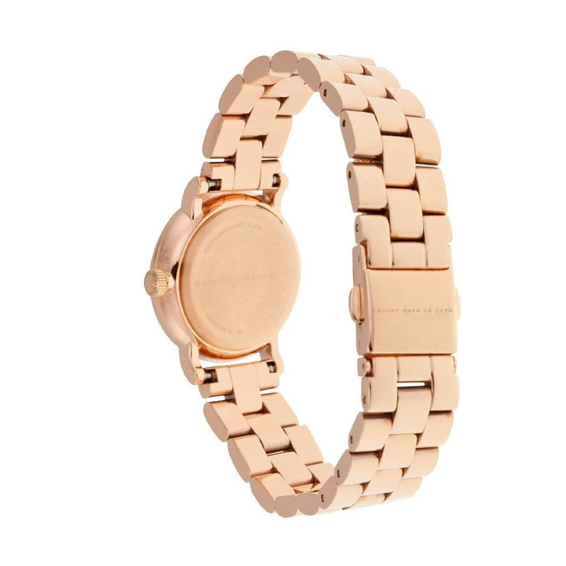 Marc Jacobs Baker Dexter White Dial Rose Gold Steel Strap Watch for Women - MBM3443 Buy Now By Marc Jacobs