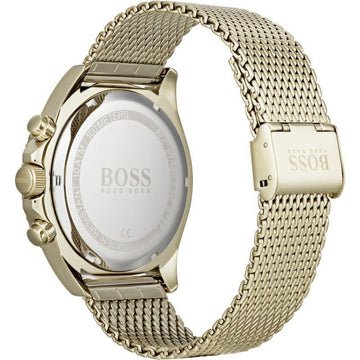 Hugo Boss Ocean Edition Black Dial Gold Mesh Bracelet Watch for Men - 1513703 Buy Now By Hugo Boss