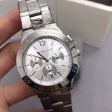 Michael Kors Wyatt White Dial Silver Steel Strap Watch For Women - MK5932 Buy Now By Michael Kors