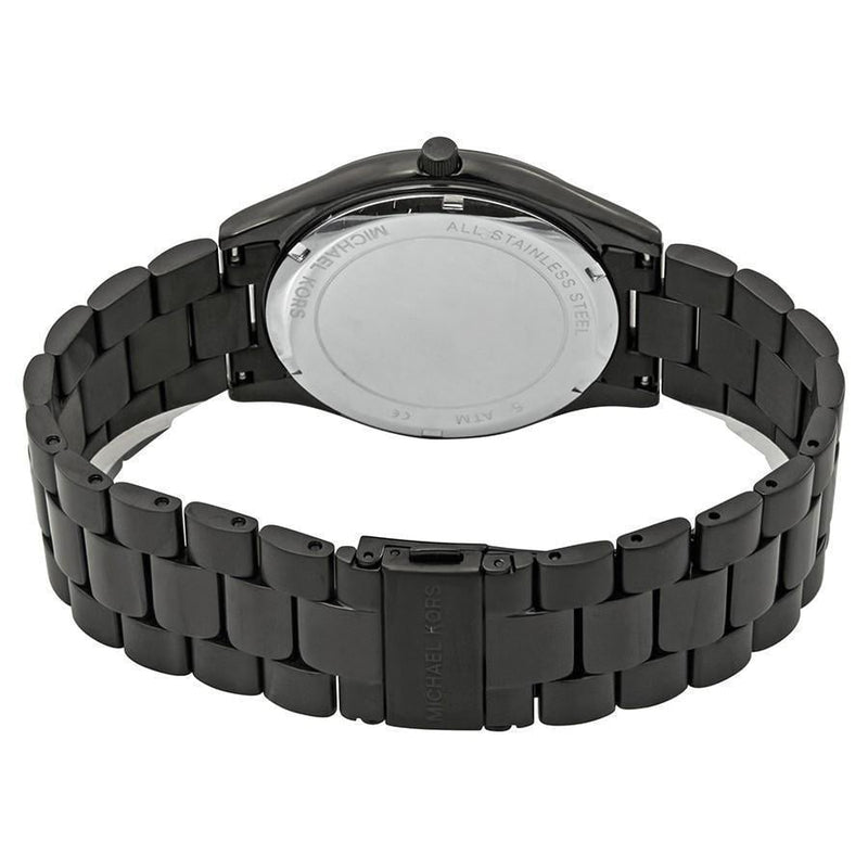 Michael Kors Slim Runway Black Dial Black Steel Strap Watch for Men - MK8507 Buy Now By Michael Kors