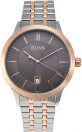 Hugo Boss Classic Grey Dial Two Tone Steel Strap Watch for Men - 1513688 Buy Now By Hugo Boss