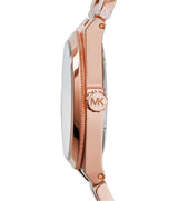 Michael Kors Channing Black Dial Rose Gold Steel Strap Watch For Women - MK5937 Buy Now By Michael Kors