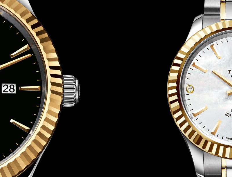 Tudor Style Automatic Silver Dial Two Tone Steel Strap Watch for Men - M12713-0003 Buy Now By Tudor