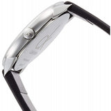 Calvin Klein Minimal Silver Dial Black Leather Strap Watch for Men - K3M221CY Buy Now By Calvin Klein