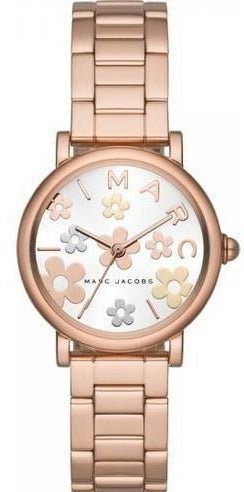 Shop Marc Jacobs Classic White Dial Rose Gold Steel Strap Watch for Women - MJ3582 in USA