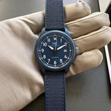 IWC Pilot’s Watch Automatic "Laureus Sport for Good" Edition Blue Dial Blue Nylon Strap Watch for Men - IW328101 Buy Now By IWC