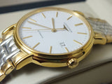 Longines Presence 38.5mm Automatic White Dial Two Tone Steel Strap Watch for Men - L4.921.2.12.7 Buy Now By Longines