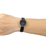 Daniel Wellington Classic Petite Reading Black Dial Black Leather Strap Watch For Women - DW00100235 Buy Now By Daniel Wellington